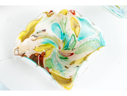 Six Pieces Of Mid-Century Murano Glass