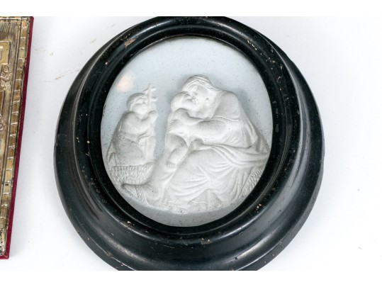 Collection Of Vintage And Antique Christian Decor