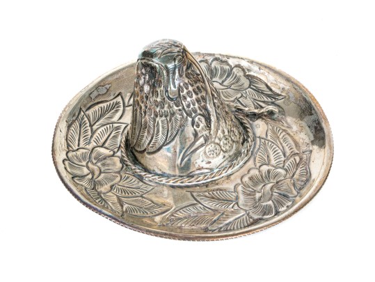 Mexican Sterling Silver Diminutive Sombrero, 1.985 Ozt