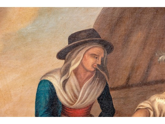 J. M. Thurston After Henry William Bunbury (English, 1750-1811) Oil On Canvas, 1855