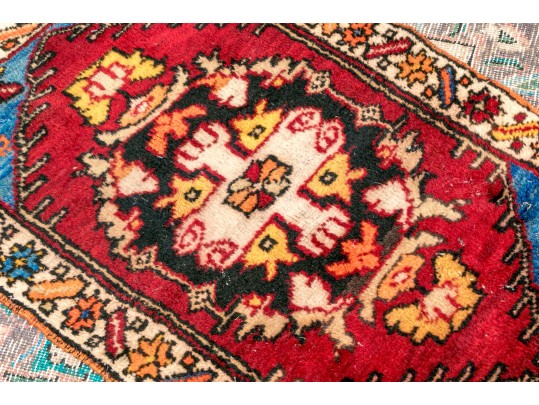 Hand-Knotted Wool Prayer Mat, 3'-2