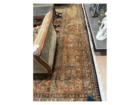 Hand-knotted Wool Palace Size Carpet, 12'-1/2