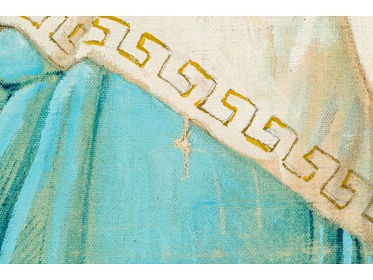 Signed A. Le Cortez After Robert Julius Beyschlag (German, 1838-1903) Psyche With Urn