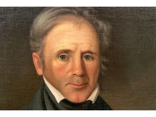 Oil On Canvas, Portrait Of A Gentleman