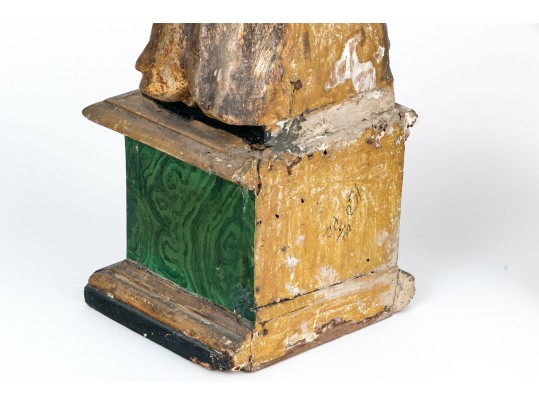 Pair Of Antique Italian Angel Candlesticks