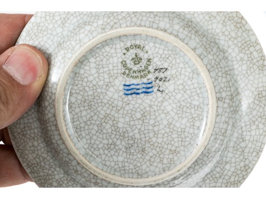 Group Of Seven Pieces Of Danish Royal Copenhagen Ceramics