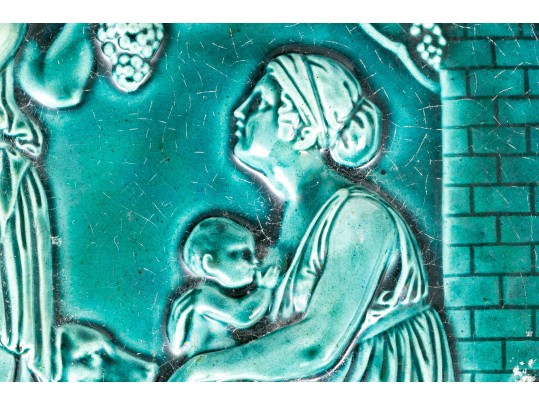 Pair Of Neoclassical Ceramic Plaques, Likely Scottish Dunmore