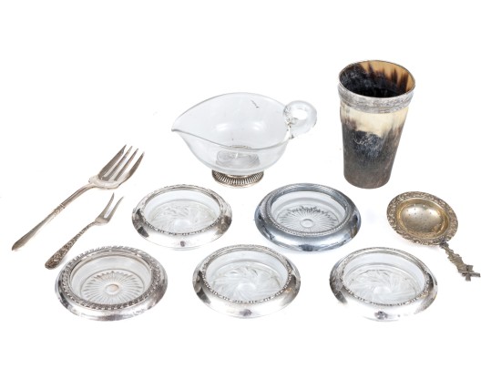 Assembled Collection Of Sterling And Sterling Mounted