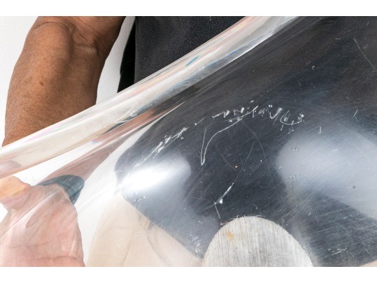 Large Lucite Abstract Form Centerpiece