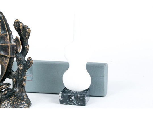 Group Of Six Assorted Media Sculptures