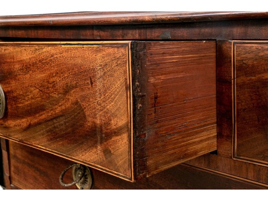 George III Mahogany Chest, Ca. 1820