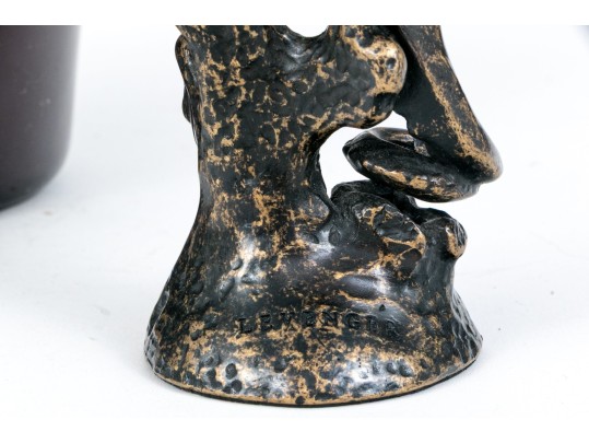 Group Of Six Assorted Media Sculptures