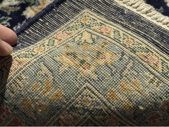 Hand-Knotted Wool Carpet, 10'-4