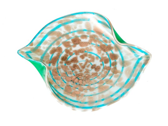 Mid-Century Modern Art Glass Centerpiece Bowl