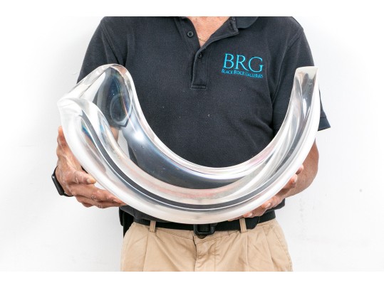 Large Lucite Abstract Form Centerpiece