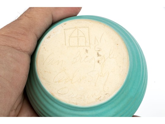 Collection Of Three Van Briggle Ceramic Glazed Vases