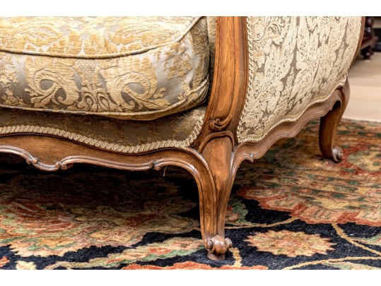 Vintage Down Filled Louis XV Style Sofa