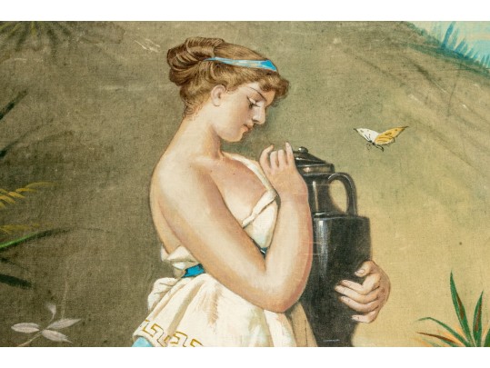 Signed A. Le Cortez After Robert Julius Beyschlag (German, 1838-1903) Psyche With Urn