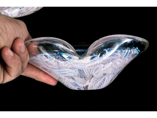 Pair Of Mid-Century Murano Glass Bowls