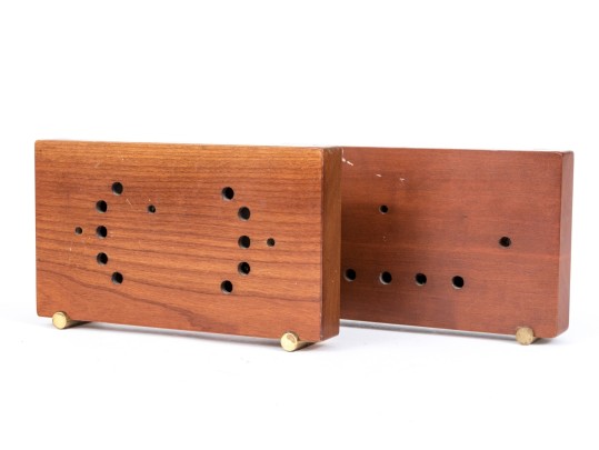 Two Airguide Mid-century Barometers