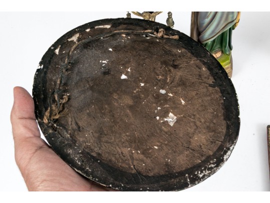 Collection Of Vintage And Antique Christian Decor