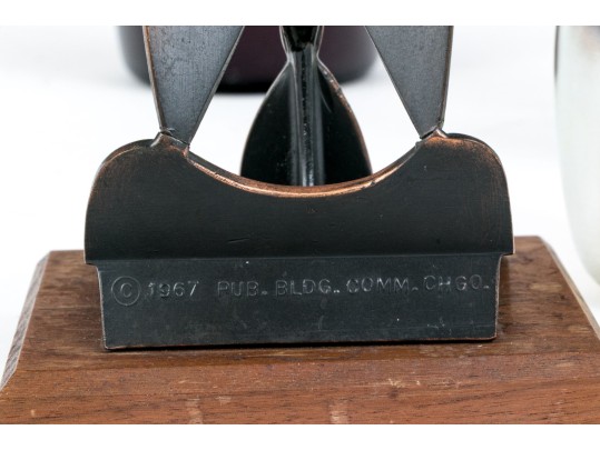 Group Of Six Assorted Media Sculptures