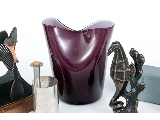 Group Of Six Assorted Media Sculptures