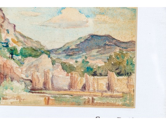George Davidson (Polish-American, 1889-1965) Watercolor On Paper, Landscape