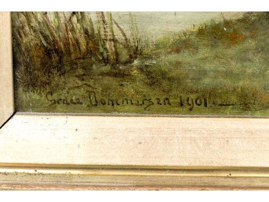 Oil On Panel After Pieter C. Dommershuizen (Dutch, 1834-1908) 