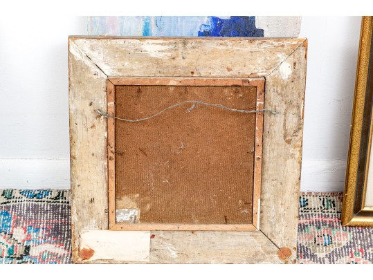 George Walker Shane (American, 1906-1969) Oil On Board, Still Life Of Flowers By Window