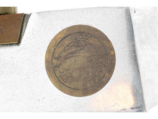 Izod International Brass And Steel Tennis Champion Trophy