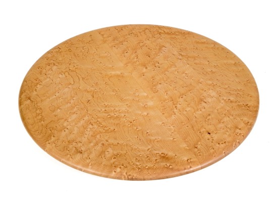 Edward Wohl Birds Eye Maple Rotating Lazy Susan