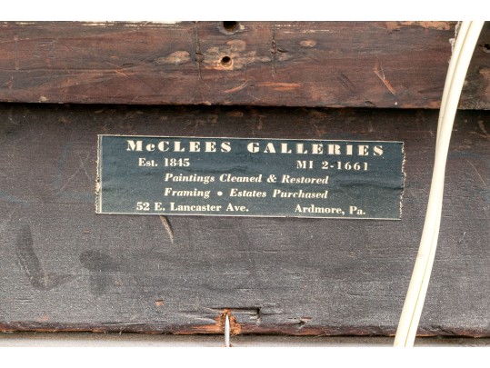 Oil On Canvas, Portrait Of A Gentleman