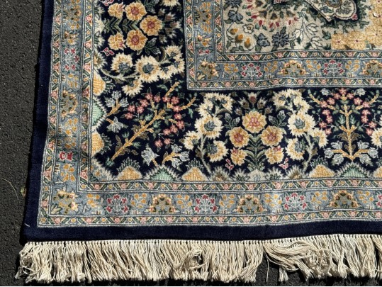 Hand-Knotted Wool Carpet, 10'-4