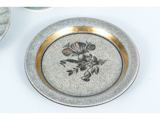 Group Of Seven Pieces Of Danish Royal Copenhagen Ceramics