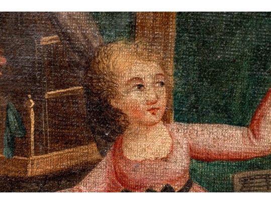 Antique Trumeau Mirror