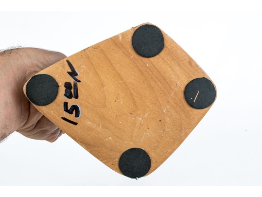 Duo Of Modernist Metal And Wood Sculptures Attributed To John-Paul Phillippe