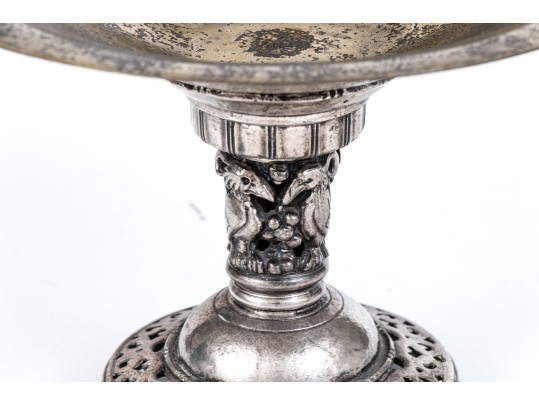 Oscar B. Bach Studios Marked Footed Compote Bowl