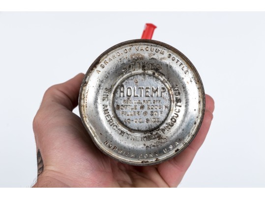 Two Vintage Lunch Boxes And Thermos