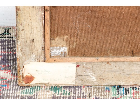 George Walker Shane (American, 1906-1969) Oil On Board, Still Life Of Flowers By Window