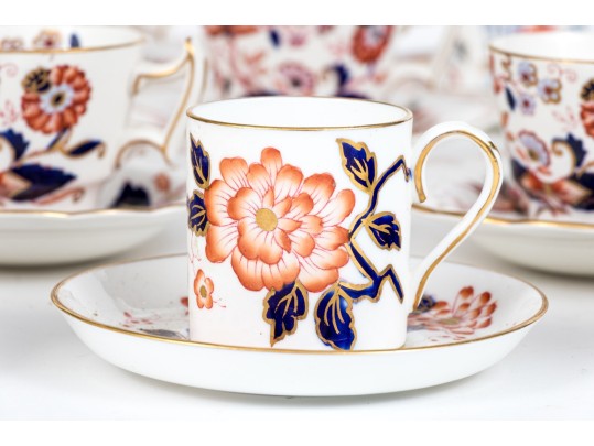 Seventeen Vintage Teacups And Saucers