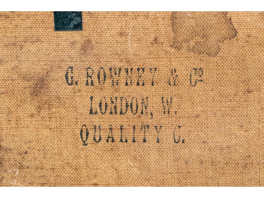 Antique Oil On Canvas, Manzoni In The Manner Of Diaz