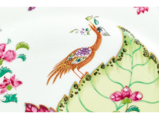 Vista Alegre Mottahedeh Repro Tobacco Leaf Pattern China