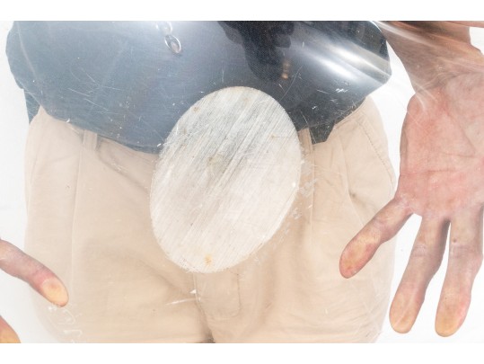 Large Lucite Abstract Form Centerpiece