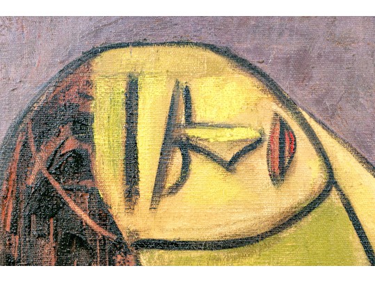 Oil On Canvas, Cubist Portrait Of A Woman