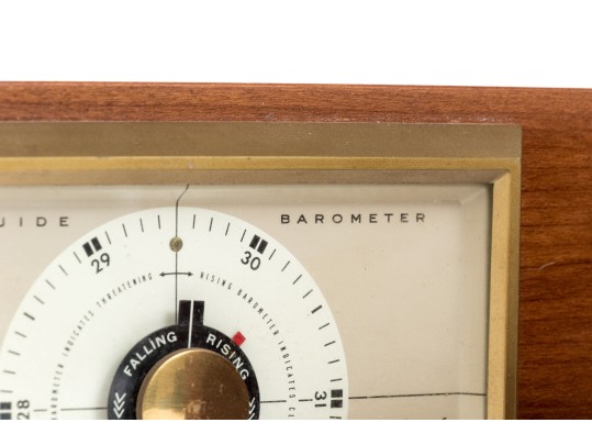 Two Airguide Mid-century Barometers