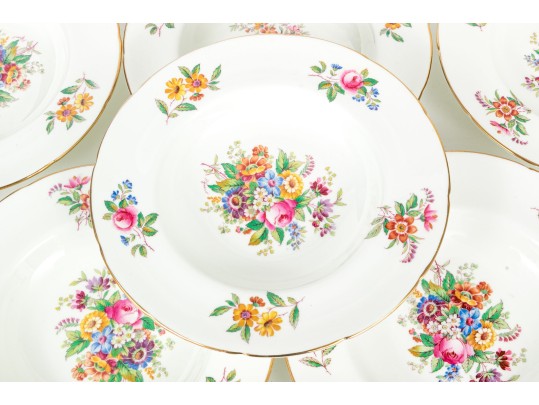 Set Of Ten Coalport 