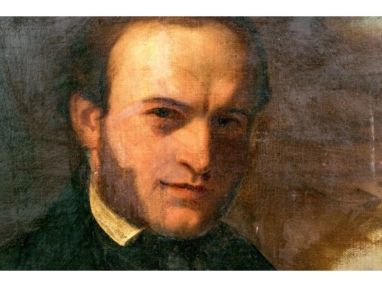 Oil On Canvas, Portrait Of A Gentleman