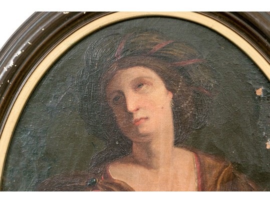 Oil On Board After Domenico Zampieri 