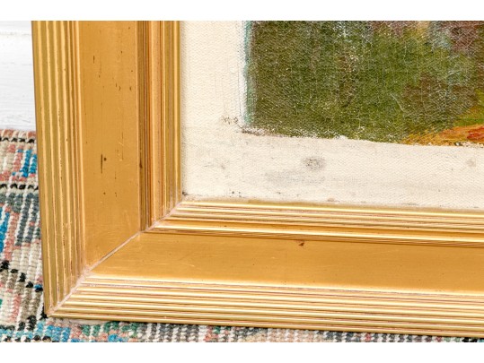 George Davidson (Polish-American, 1889-1965)  Oil On Canvas, Allegorical Familial Scene Study